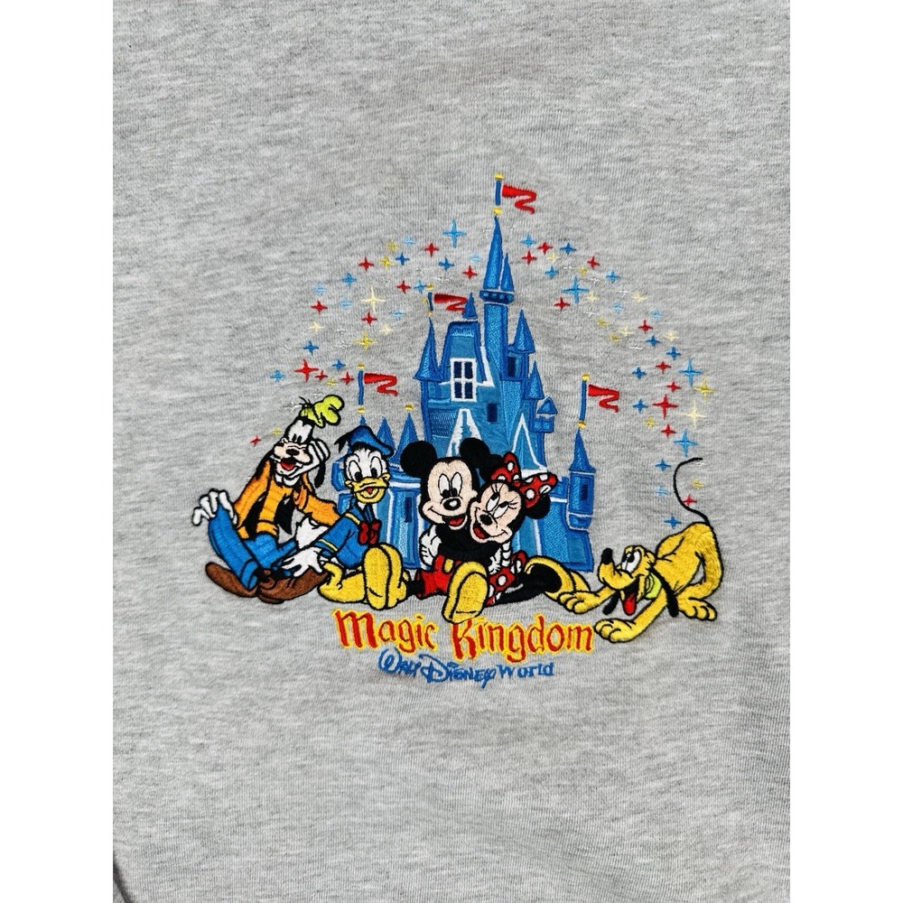 Vintage Walt Disney World Magic Kingdom Crewneck Sweatshirt XXL USA Park - Picture 3 of 10